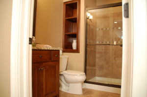 Basement bathroon in New Albany Ohio Basement bathroom in New Albany Ohio