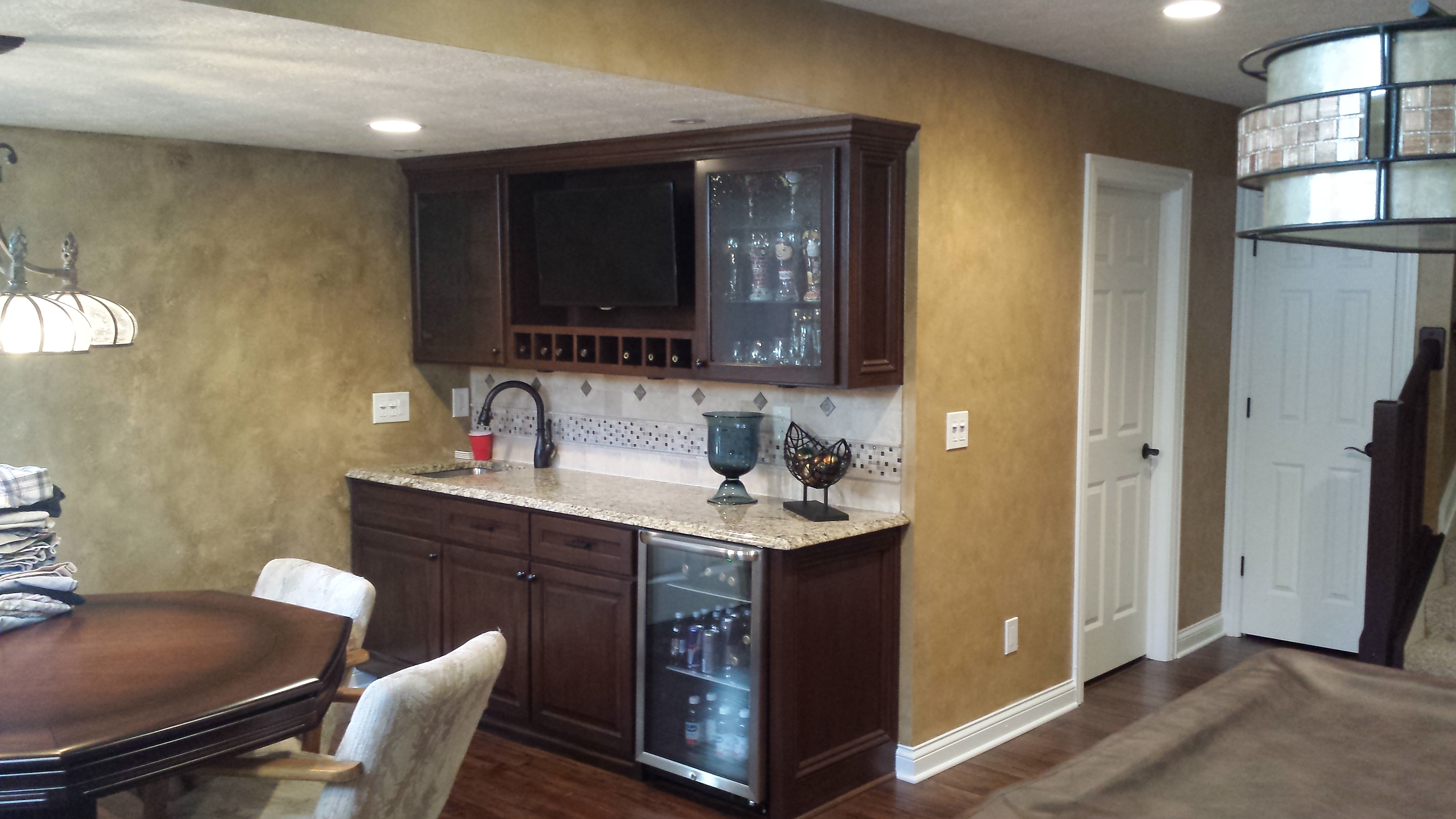 Wet bar ideas basement finishing Columbus OH